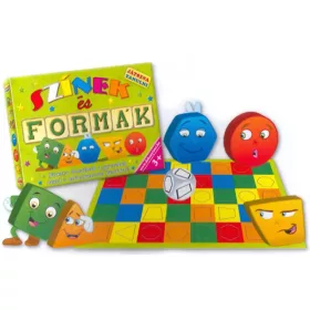   Színek és formák készségfejlesztő társasjáték - D-Toys
