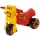 Lábbal hajtós piros cross motor - D-Toys