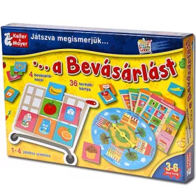 Játszva ismerjük meg a bevásárlást társasjáték