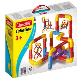 Quercetti Tubation csőépítő játék szett 40 db-os