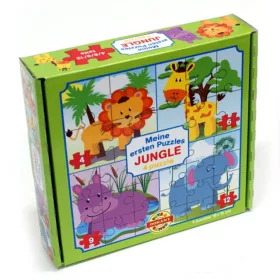 Az első puzzle-öm Dzsungel állatok 4 az 1-ben baby puzzle