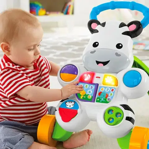 Fisher-Price: Zebra járássegítő - Mattel
