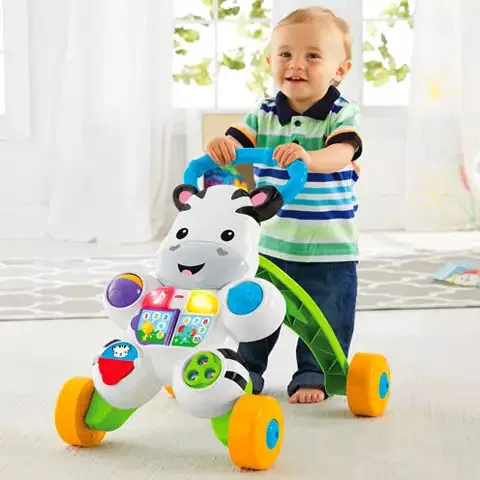 Fisher-Price: Zebra járássegítő - Mattel