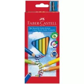 Faber-Castell: Junior színes ceruza 20db-os hegyezővel
