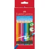 Faber-Castell: Színesceruza szett radírvéggel 12db