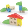 Quercetti: ToyTown Basic 15db-os fa építőjáték