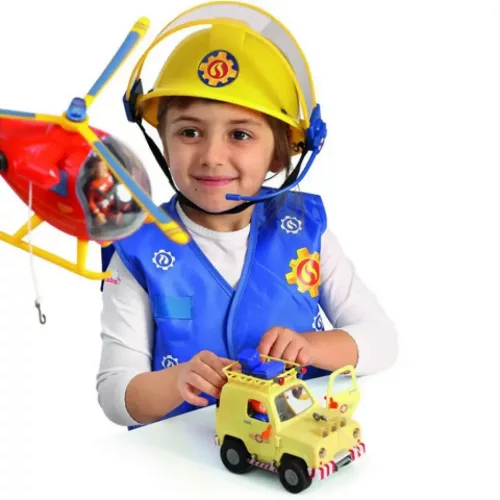 Sam a tűzoltó Tűzoltósisak mikrofonnal - Simba Toys