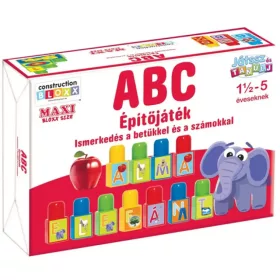   Játssz és tanulj!: ABC betűk és számok fejlesztő építőjáték - D-Toys