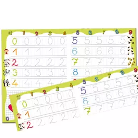Készségfejlesztő rajztábla letörölhető filccel Számok - D-Toys