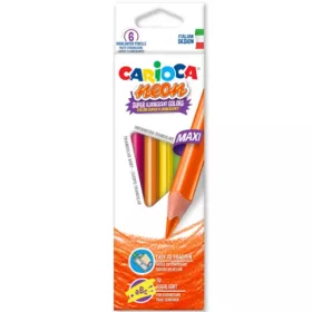 Carioca: Neon Maxi színes ceruza szett 6db-os