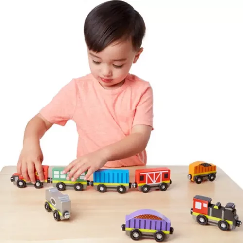 Fa vonatszett 8 részes - Melissa & Doug