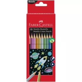   Faber-Castell: Színes ceruza készlet 10db-os fémes színek