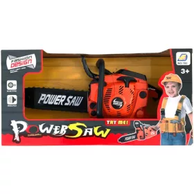   Power Saw elektronikus láncfűrész fénnyel és hanggal narancssárga színben