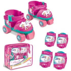   Unikornisos görkorcsolya szett védőfelszereléssel - Mondo Toys