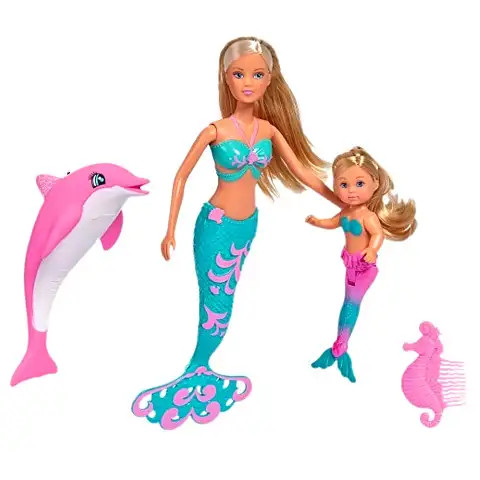 Steffi Love Sellő baba Évivel és delfinnel - Simba Toys