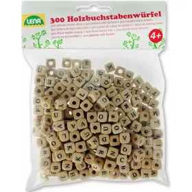 LENA: Fa ABC gyöngyök 300db-os készlet