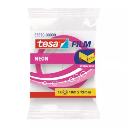 ICO: Tesa írható neon jelölő ragasztószalag 19mm széles 2 színváltozatban