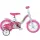 Unikornis rózsaszín-fehér gyerek bicikli 10-es méretben - Dino bikes kerékpár