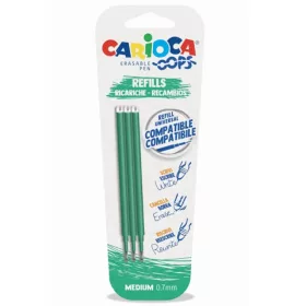   Oops zöld kitörölhető tollbetét 0,7mm 3db-os szett - Carioca