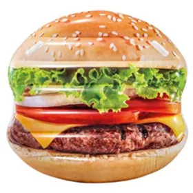 Intex: Hamburger felfújható gumimatrac 145x142cm