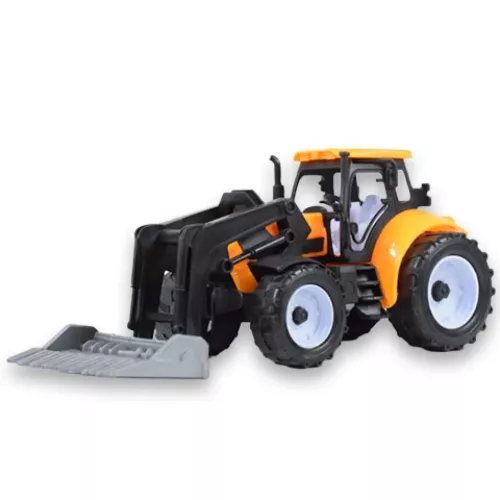 Engineering Truck Sárga kotró traktor többféle változatban 19cm