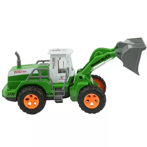 RC Távirányítós homlokrakodó farm munkagép fényeffektekkel 130-as méretarányban 20cm