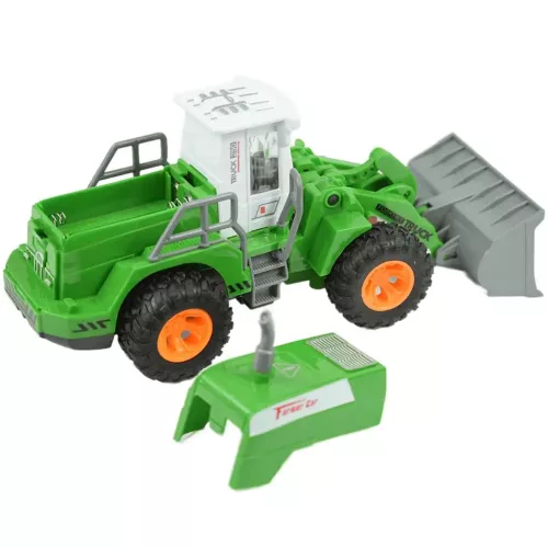 RC Távirányítós homlokrakodó farm munkagép fényeffektekkel 130-as méretarányban 20cm