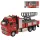 Fire Truck Lendkerekes emelőkosaras tűzoltóautó fénnyel és hanggal 20cm
