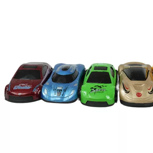 Racing Car: 10 db-os versenyautó szett 6cm 1/72