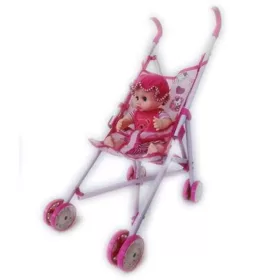 Fémvázas babakocsi babával