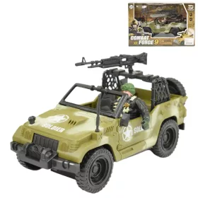  Combat Force 9: Katonai terepjáró katonával és fegyverekkel 22cm