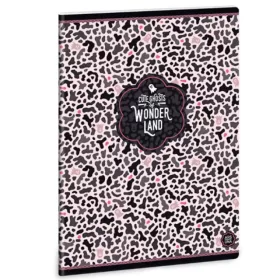   Ars Una: Wonderland Ghost Pink négyzethálós füzet A/5 40lapos
