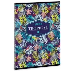   Ars Una: Tropical Lilly Flower négyzethálós füzet A/5 40lapos