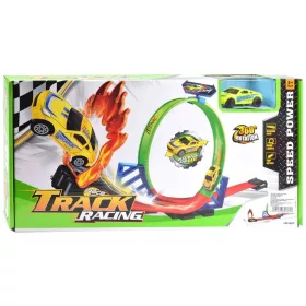   Track Racing 360°-os szuper hurok versenypálya 1db kisautóval