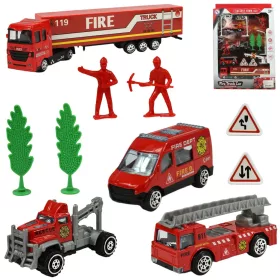   Fire Truck: Tűzoltósági jármű játékszett kiegészítőkkel
