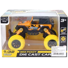 Off-Road hátrahúzós narancssárga terepjáró 1/32