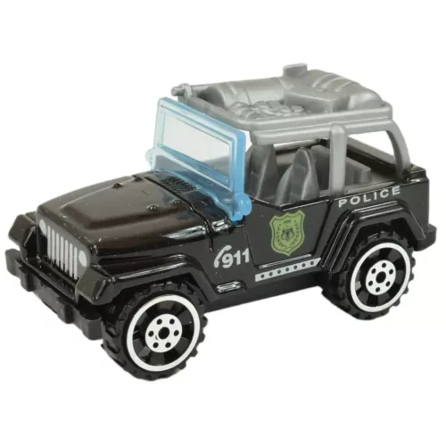 World of Trucks Rendőrségi kisautó többféle változatban 7cm