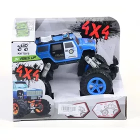 Rugós rendőrségi terepjáró autó 4x4-es