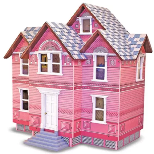 Viktoriánus fa emeletes babaház - Melissa & Doug