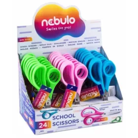   Nebulo: Ergonomikus iskolai olló kerekített heggyel több változatban