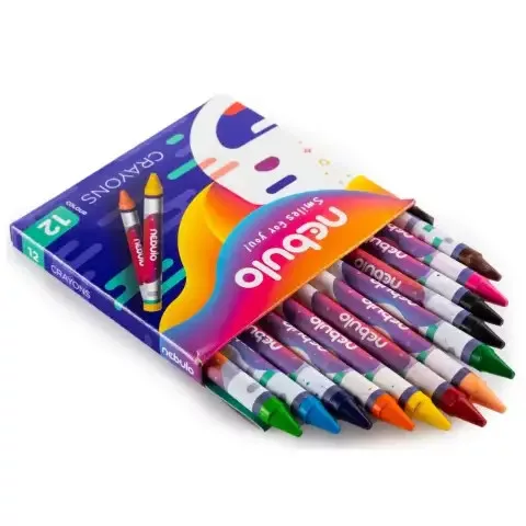 Nebulo: Színes zsírkréta szett 12db-os