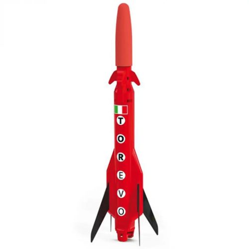 Quercetti Tor Evo piros játékrakéta