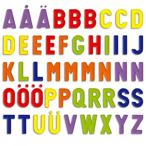 Quercetti: Mágneses nagybetű 288db-os szett