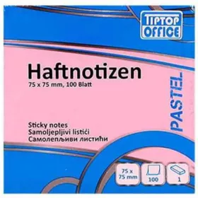 Spirit Pasztell pink öntapadós jegyzettömb 100lapos 75x75mm