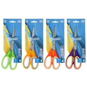   Spirit: Soft Grip student iskolai és irodai olló 21cm-es rozsdamentes pengével többféle színben 1db