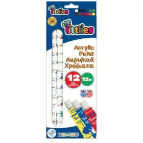Színes akril festék szett 12ml 12db-os