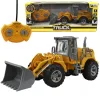 RC Távirányítós buldózer munkagép fényeffektekkel 130-as méretarány 22cm