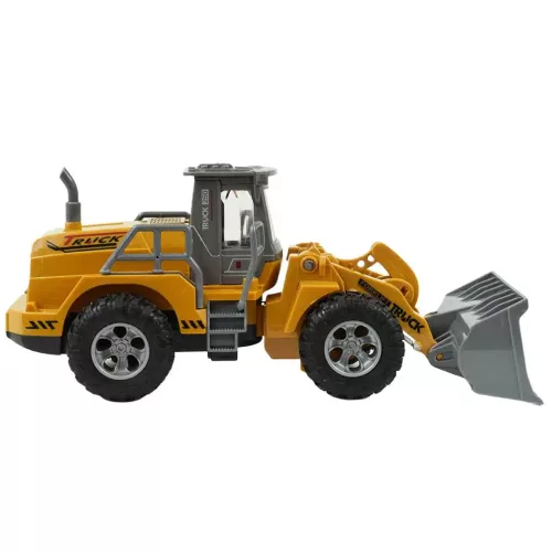 RC Távirányítós buldózer munkagép fényeffektekkel 130-as méretarány 22cm