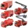 Fire Rescue Lendkerekes tűzoltósági kamion többféle változatban 95cm 1db