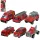 Fire Rescue: Tűzoltósági 6db-os kisautó szett 1/64-es